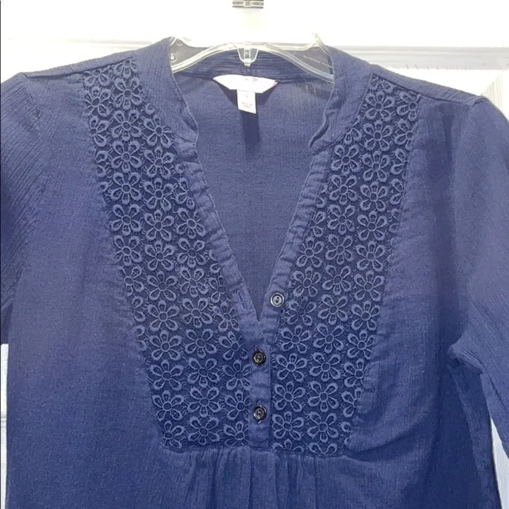 Lilly Pulitzer Navy Freya Tunic